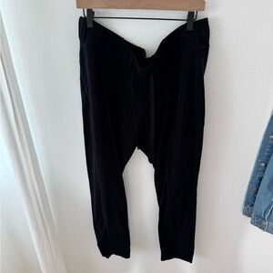 Black maternity sleep pants